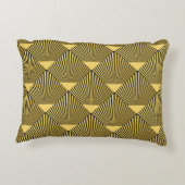 アールデコシームレスパターン。装飾オーナメント。 アクセントクッション (裏面)