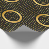 アールデコシームレスヴィンテージ壁紙パターン ラッピングペーパー (角)