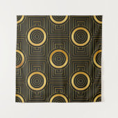 アールデコシームレスヴィンテージ壁紙 タペストリー (正面(横))