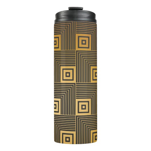 アールデコシームレスヴィンテージ壁紙 タンブラー (正面)