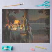 アールデコシーンbyデルフィン・エンジョラス・デコパージュ 薄葉紙 (クラフト)