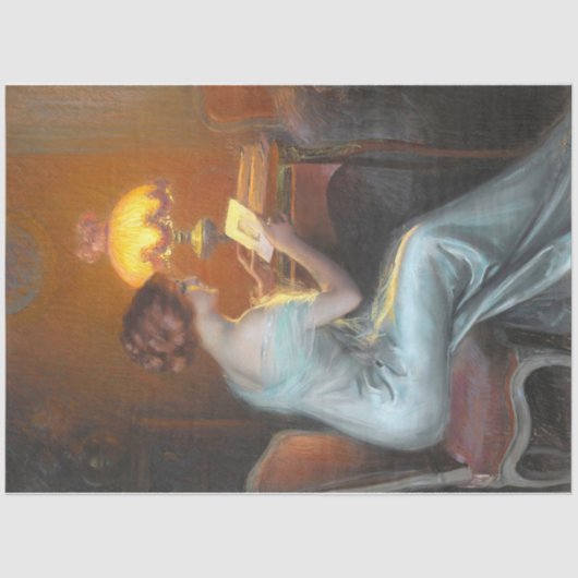 アールデコシーンbyデルフィン・エンジョラス・デコパージュ 薄葉紙 (正面)