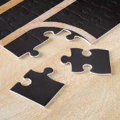 アールデコジオメトリ：金ゴールド水彩壁紙 ジグソーパズル (側面)