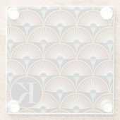 アールデコジャズ時代サンセットジュークボックス ガラスコースター (裏面)