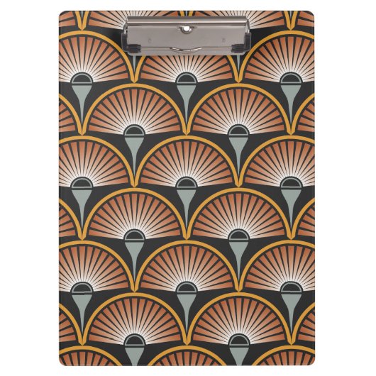 アールデコジャズ時代サンセットジュークボックス クリップボード (正面)