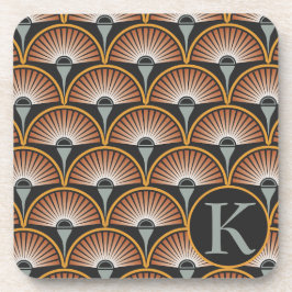 アールデコジャズ時代サンセットジュークボックス コースター