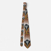 アールデコジャズ時代サンセットジュークボックス ネクタイ (裏面)