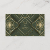 アールデコジャックとジル・スタッグとドー・スイングチケット 名刺 (正面)