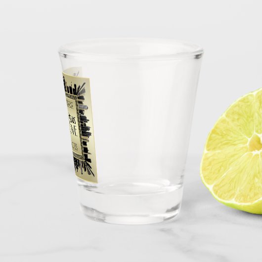 アールデコスアニバ結婚リーシャンパン金ゴールドギャツビー ショットグラス (右)