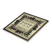 アールデコスアニバ結婚リーシャンパン金ゴールドギャツビー タイル (側面)