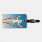 アールデコスキーブロンデピンアップ ラゲッジタグ (裏面横)