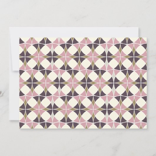 アールデコスタイリッシュバンドリハーサル結婚ディナー 招待状 (裏面)