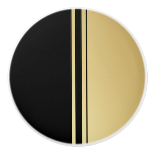 アールデコスタイルの引き出しまたはドアのノブ。 セラミックノブ (正面)