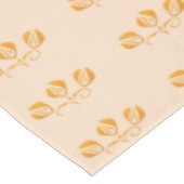 アールデコスタイルの花模様モノグラムの テーブルクロス (アングル)