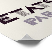 アールデコスタイルカナード線 ポスター (角)