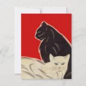 アールデコスタイルキャット~任意の大事な行事パーティの招待状 招待状 (正面)