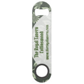 アールデコスタイルグリーンパターンレストラン スピード栓抜き (正面)