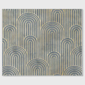 アールデコスタイルデザイン豪華な幾何学的シームレスpa ラッピングペーパー (フラット)