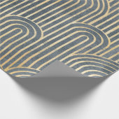 アールデコスタイルデザイン豪華な幾何学的シームレスpa ラッピングペーパー (角)