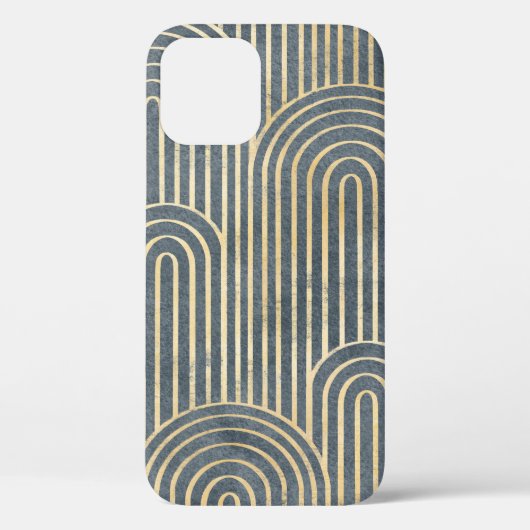 アールデコスタイルデザイン高級ジオメトリシームレスpa Case-Mate iPhoneケース (裏面)
