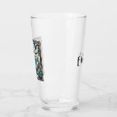 アールデコスタイルニューヨークイラストレーション タンブラーグラス (左)