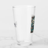 アールデコスタイルニューヨークイラストレーション タンブラーグラス (右)