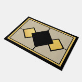 アールデコスタイルラグ ドアマット (アングル)