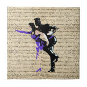 アールデコスタイルヴィンテージダンサー タイル (正面)