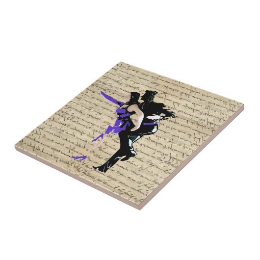 アールデコスタイルヴィンテージダンサー タイル (側面)