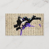 アールデコスタイルヴィンテージダンサー 名刺 (裏面)