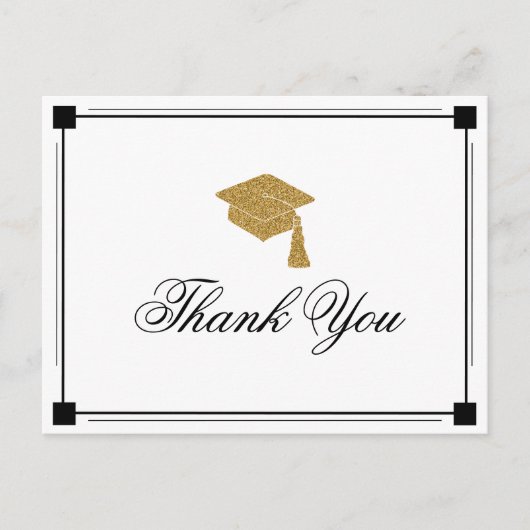 アールデコスタイル卒業ありがとう ポストカード (正面)
