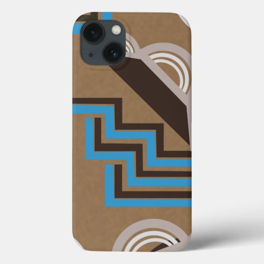 アールデコスタイル抽象デザイン Case-Mate iPhoneケース (裏面)