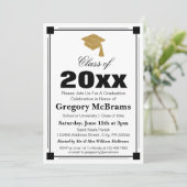 アールデコスタイル白人卒業党 招待状 (スタンド正面)