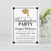 アールデコスタイル白人卒業党 招待状 (スタンド正面)