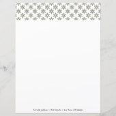 アールデコスターパーソナライズされた紙シート (正面)