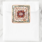 アールデコステンドグラス2シール スクエアシール (バッグ)