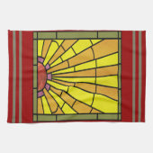 アールデコステンドグラス3 キッチンタオル (横)
