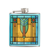 アールデコステンドグラス3 フラスク (正面)