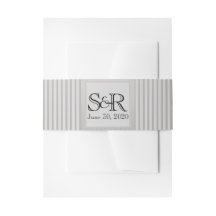 アールデコストライプエレガント結婚ズベリーバンド