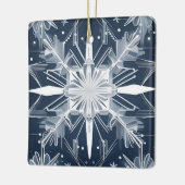 アールデコスノーフレークオーナメント セラミックオーナメント (左)