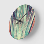 アールデコスポットライト ラウンド壁時計 (傾斜)