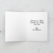 アールデコス絵画クリスマスバイフロリン・ステティハイマー カード (内部)