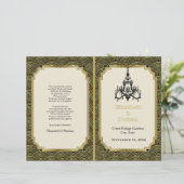 アールデコセイガイハシャンデリア金ゴールド結婚式 (スタンド正面)