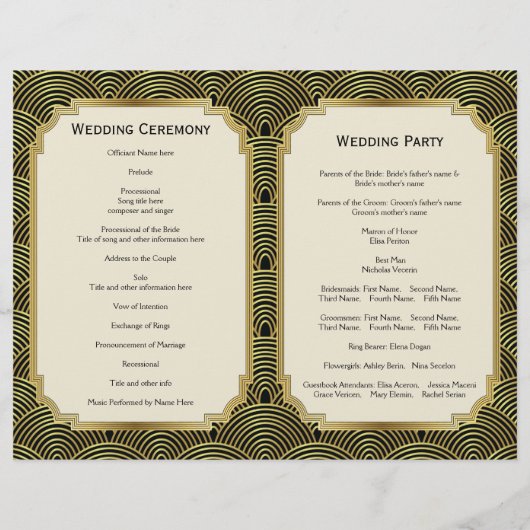 アールデコセイガイハシャンデリア金ゴールド結婚式 (裏面)