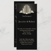 アールデコタワーレイ結婚式 プログラム (正面/裏面)