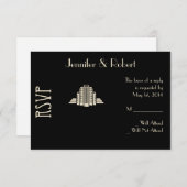 アールデコタワー線応答カード 出欠カード (正面/裏面)