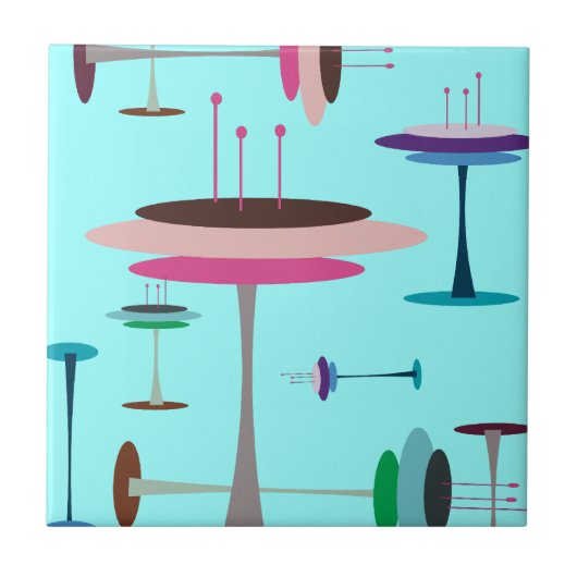 アールデコタワー タイル (正面)