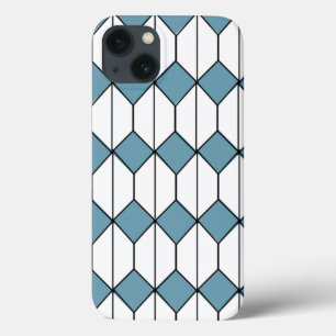 アールデコダイヤモンドと六角形 iPhone 13ケース