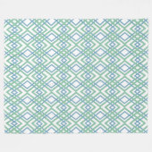 アールデコダイヤモンド フリースブランケット (正面(横))