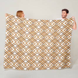 アールデコダイヤモンド フリースブランケット